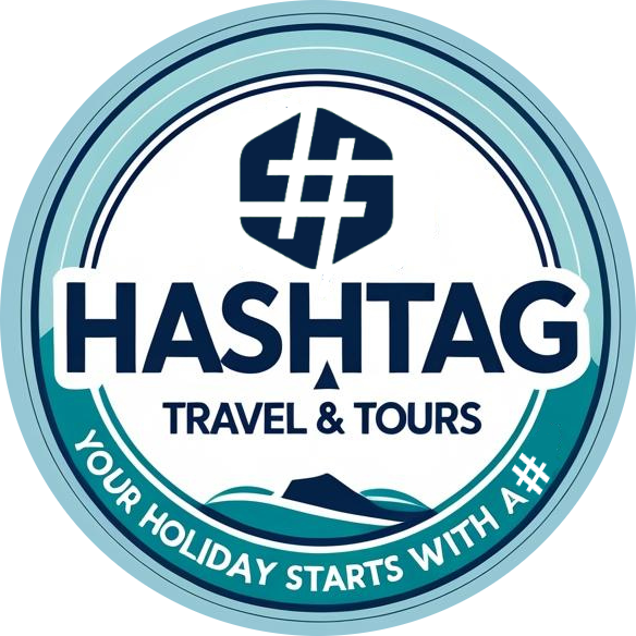 Hashtag Travel & Tours Logo